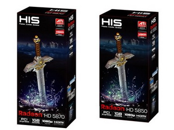HIS HD 5850 1 GB